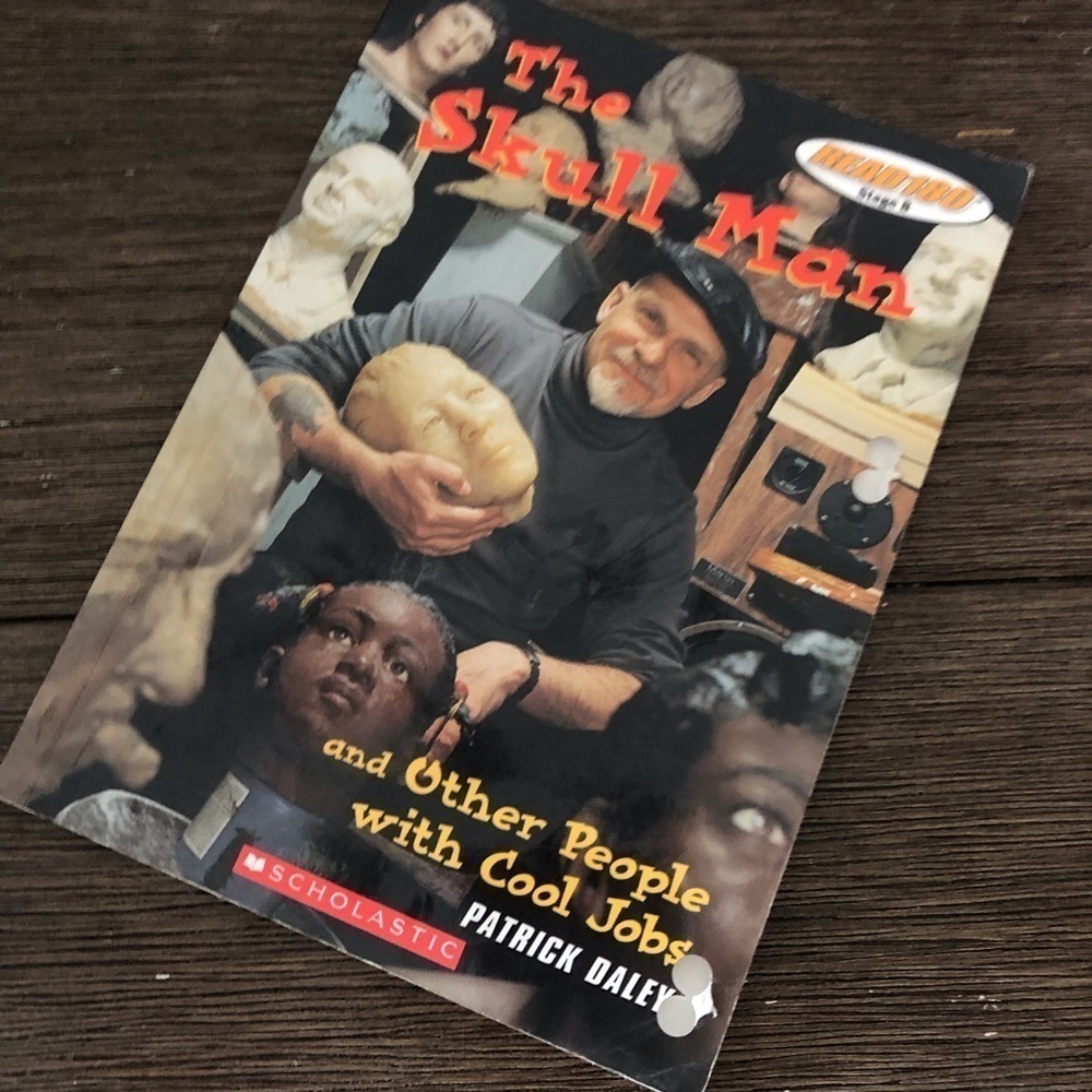 The Skull Man and Other People with Cool Jobs paperback book Read180 stage B